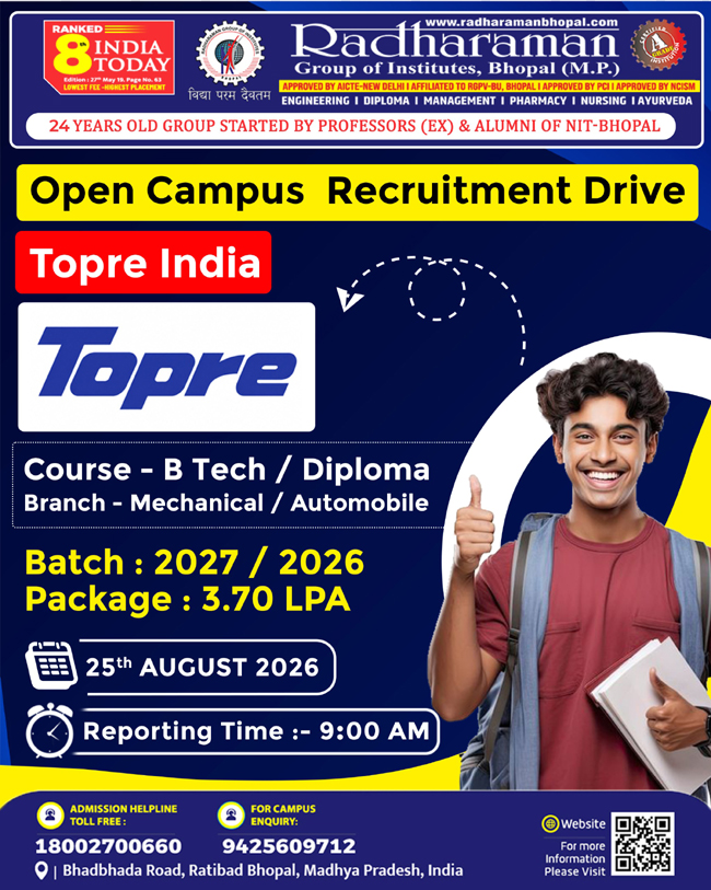 Best Engineering Institute in Central India